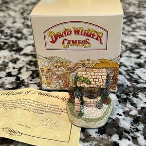 David Winter Cottage Cameos Penny Wishing Well